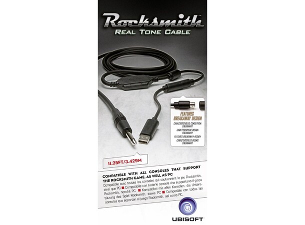 Rocksmith Real Tone Cable Extra  kabel för PS4,PC, PS3 og Xbox 360 
